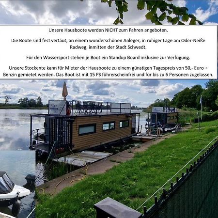 Hotel Hausboote Unteres Odertal Hausboot Kranich Schwedt  Exteriér fotografie