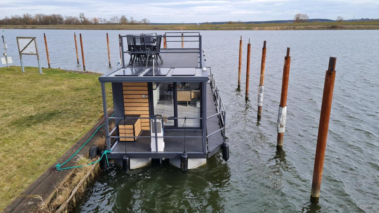 Hotel Hausboote Unteres Odertal Hausboot Kranich Schwedt  Exteriér fotografie
