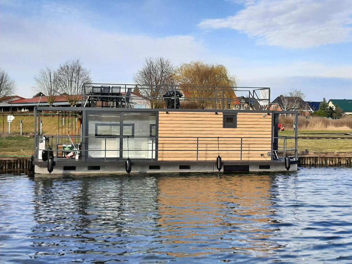 Hotel Hausboote Unteres Odertal Hausboot Kranich Schwedt  Exteriér fotografie