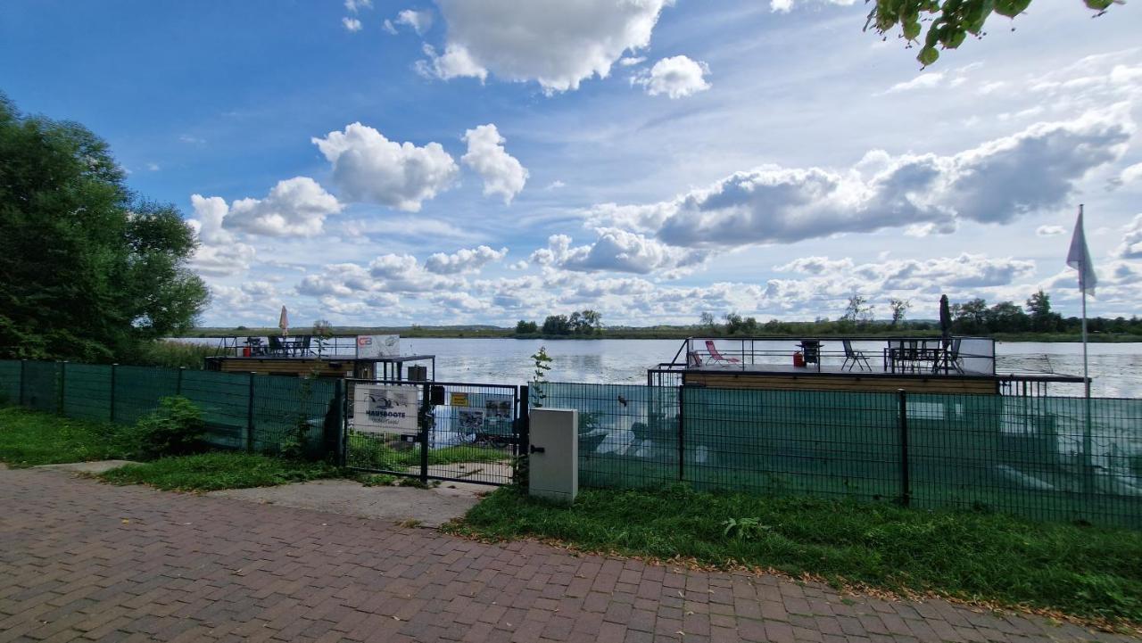 Hotel Hausboote Unteres Odertal Hausboot Kranich Schwedt  Exteriér fotografie